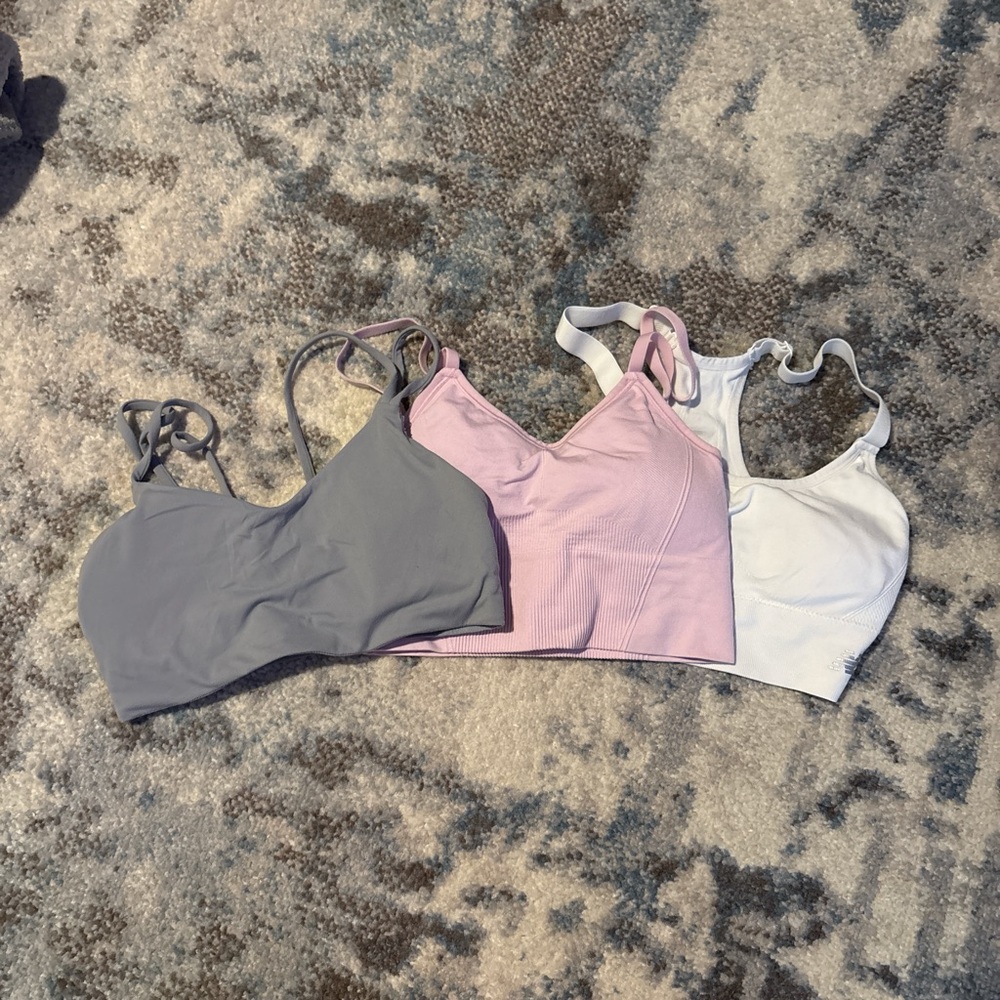Women's Intimates Set - Gray, Pink, and White
